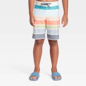 NWOT Boys' Striped Board Shorts - art class